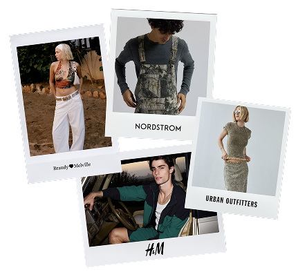 A collection of polaroid photos