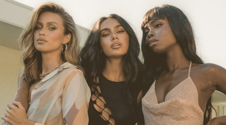 Three beautiful women wearing Princess Polly clothing