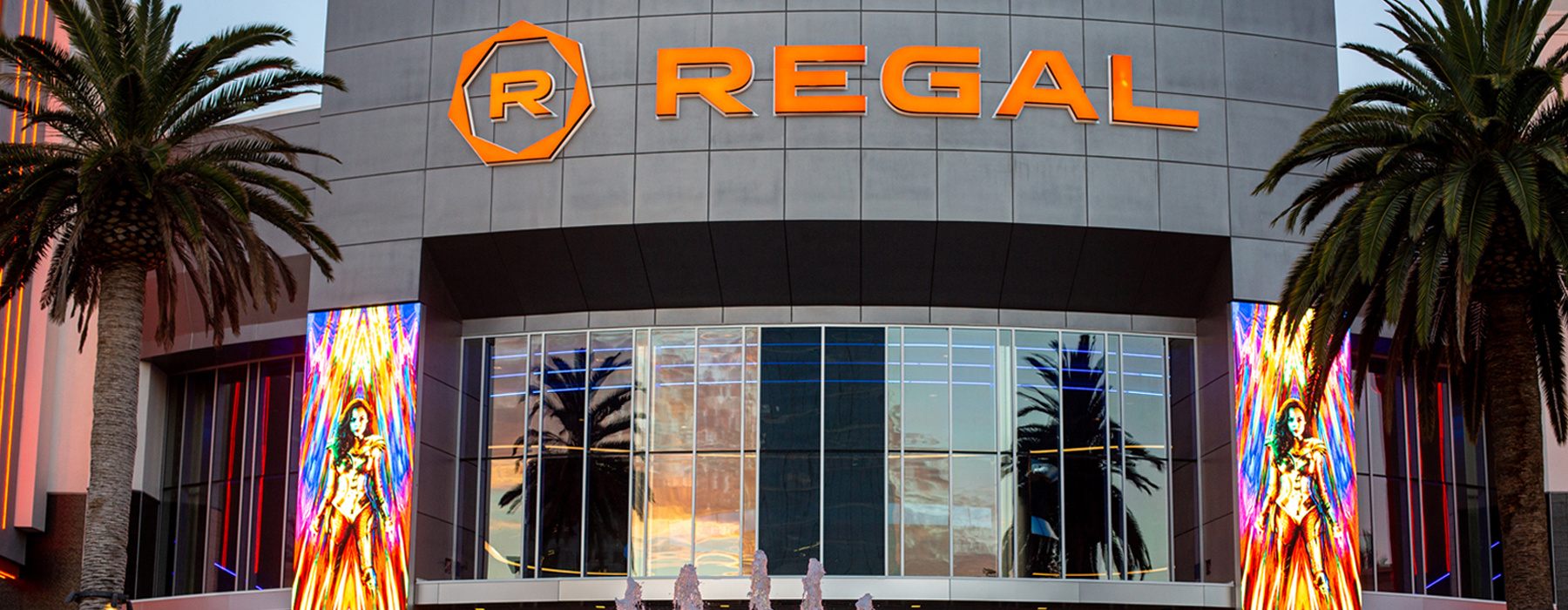 Regal movie theater at Irvine Spectrum Center