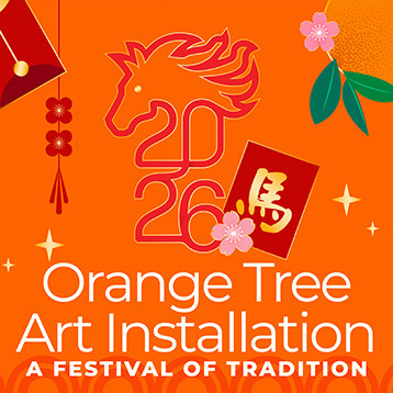 Orange Tree Art Installation: A Festival of Tradition