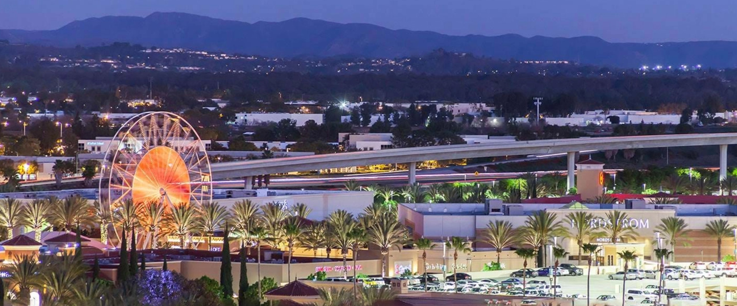 Aerial view of Irvine Spectrum Center