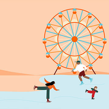 Skating Under the Stars Sponsored by UC Irvine