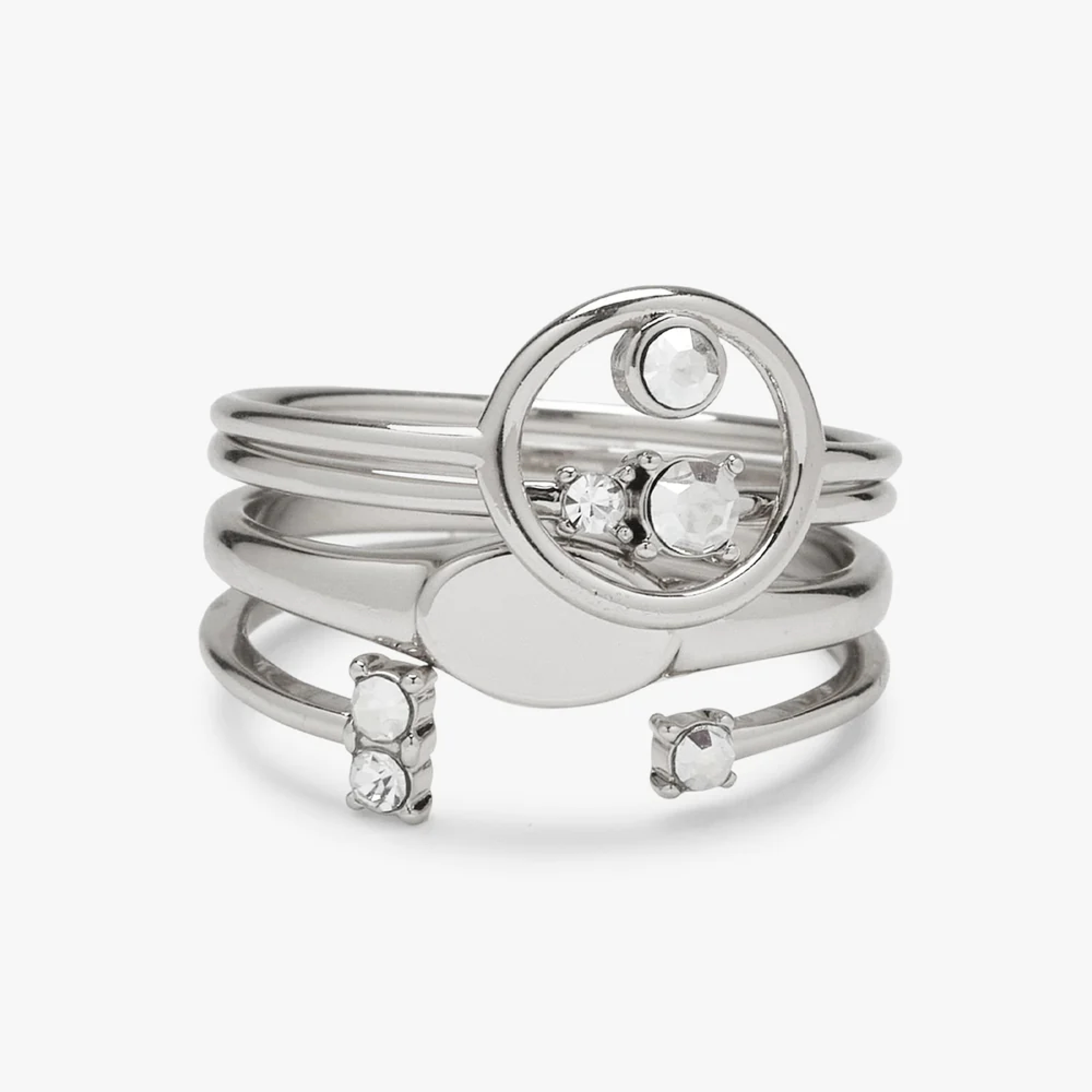Pura Vida Summer Sparkle Ring Stack
