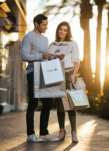 Couple Shopping at Irvine Spectrum Center