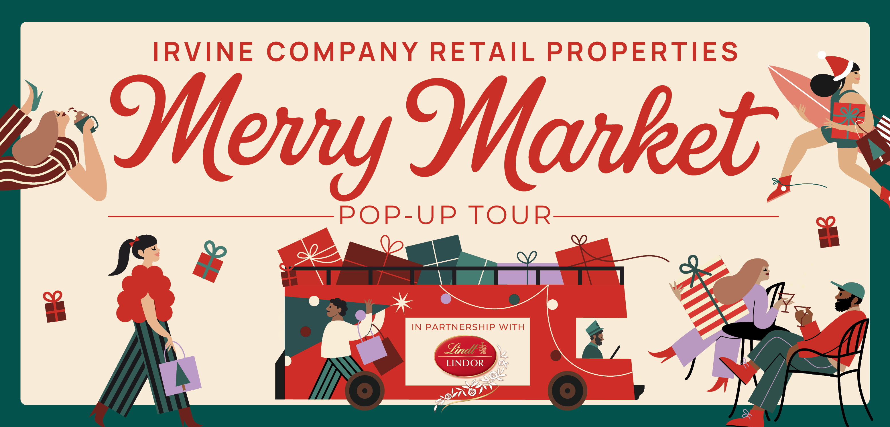Irvine Company Retail Properties Merry Market Pop-Up Tour
